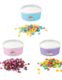 Play-Doh Slime Cereal Themed Bundle of 3 Varieties for Kids 3 Years and Up, Milky-Colored Non-Toxic Slime Compound with Mix-in Bits, 4.5-Ounce Cans
