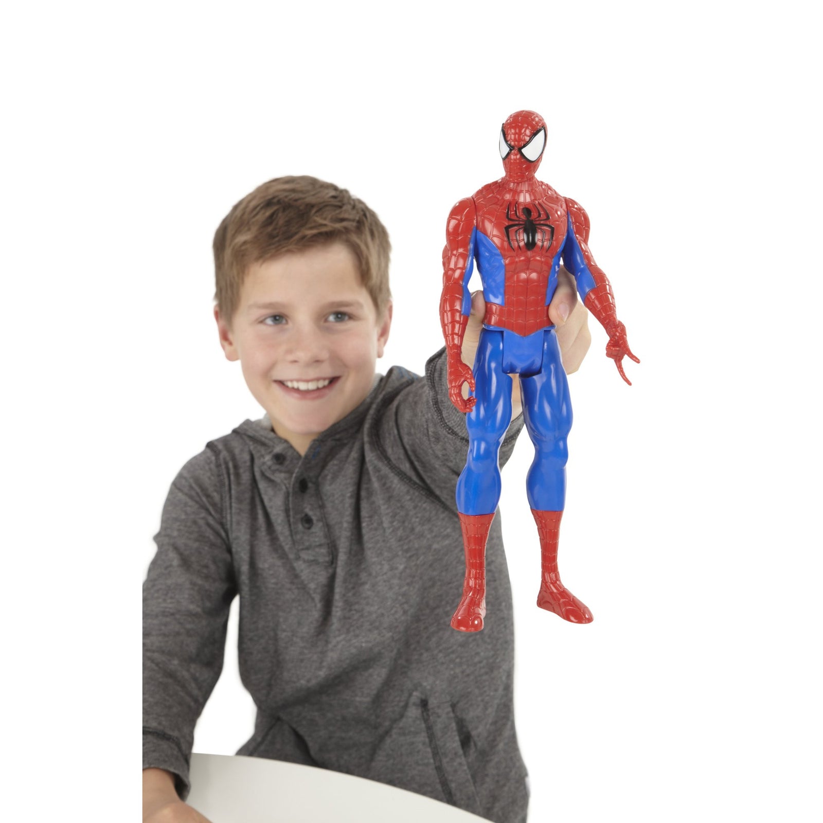 Marvel Ultimate Spider-man Titan Hero Series Spider-man Figure, 12-Inch
