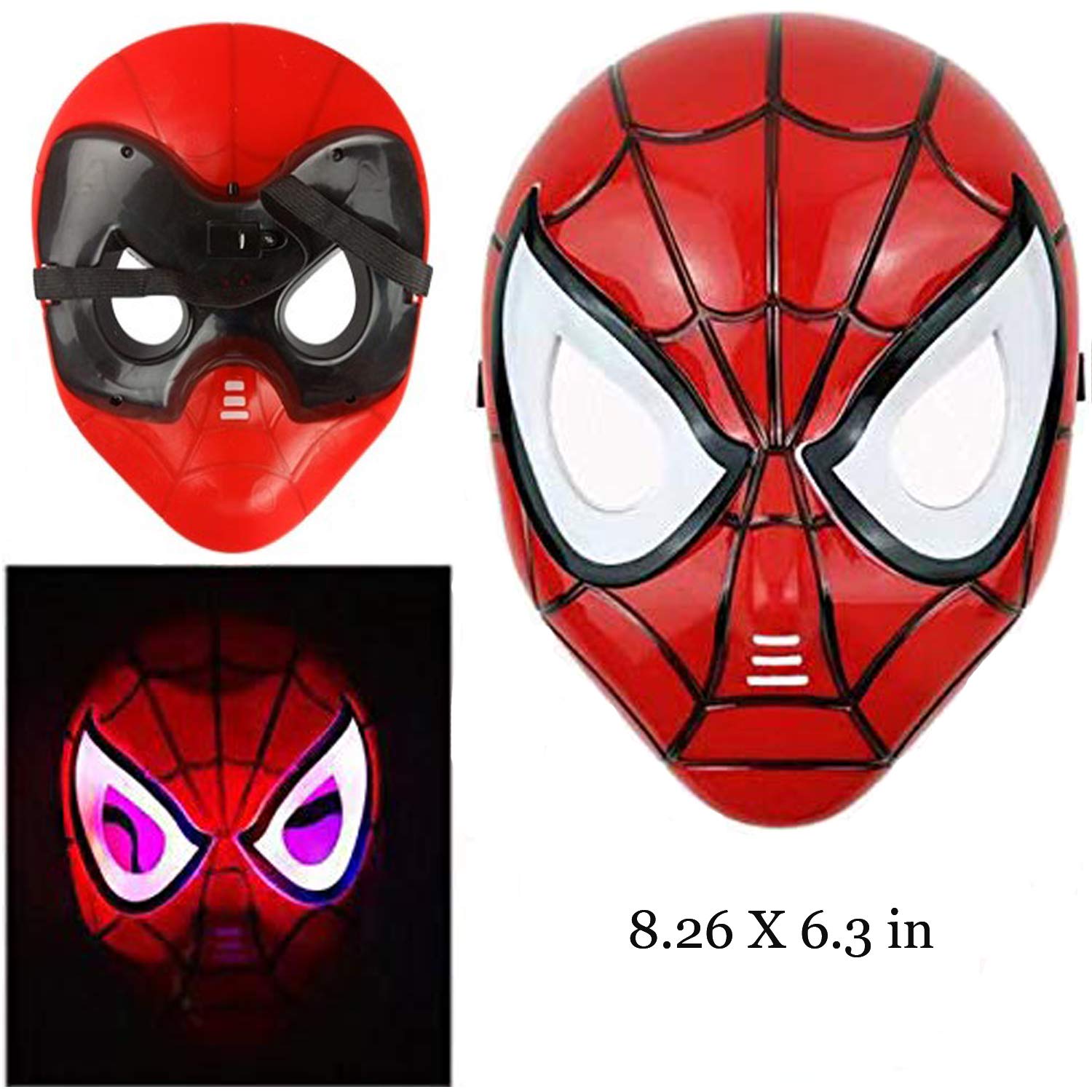 Kids Superhero Capes and LED Mask - Superhero Toys and Costume Gloves- Compatible Superhero Toys