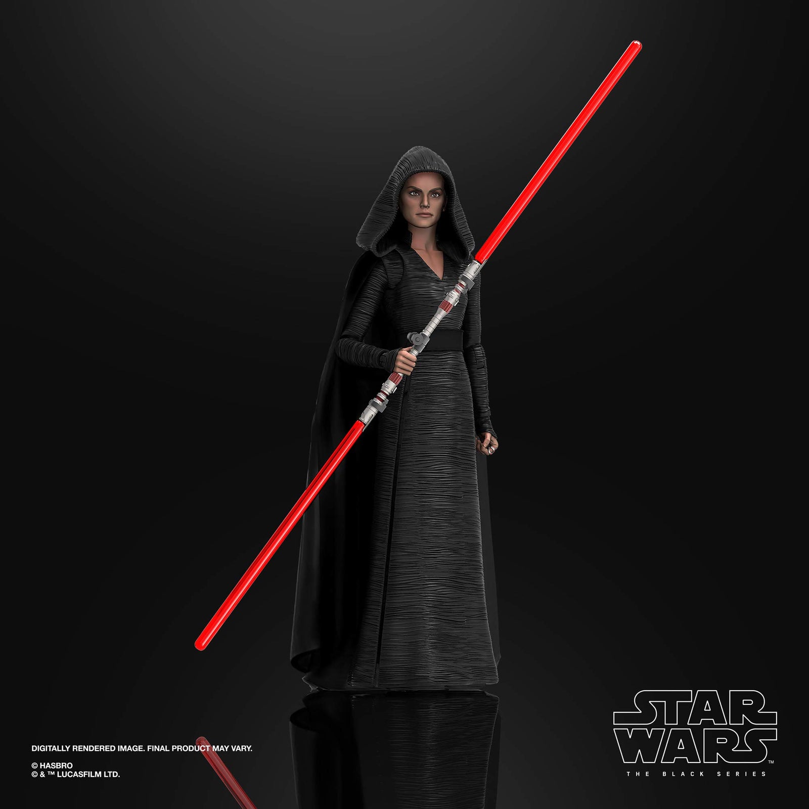 Star Wars The Black Series Rey (Dark Side Vision) Toy 6-Inch Scale Star Wars: The Rise of Skywalker Collectible Action Figure, Ages 4 and Up