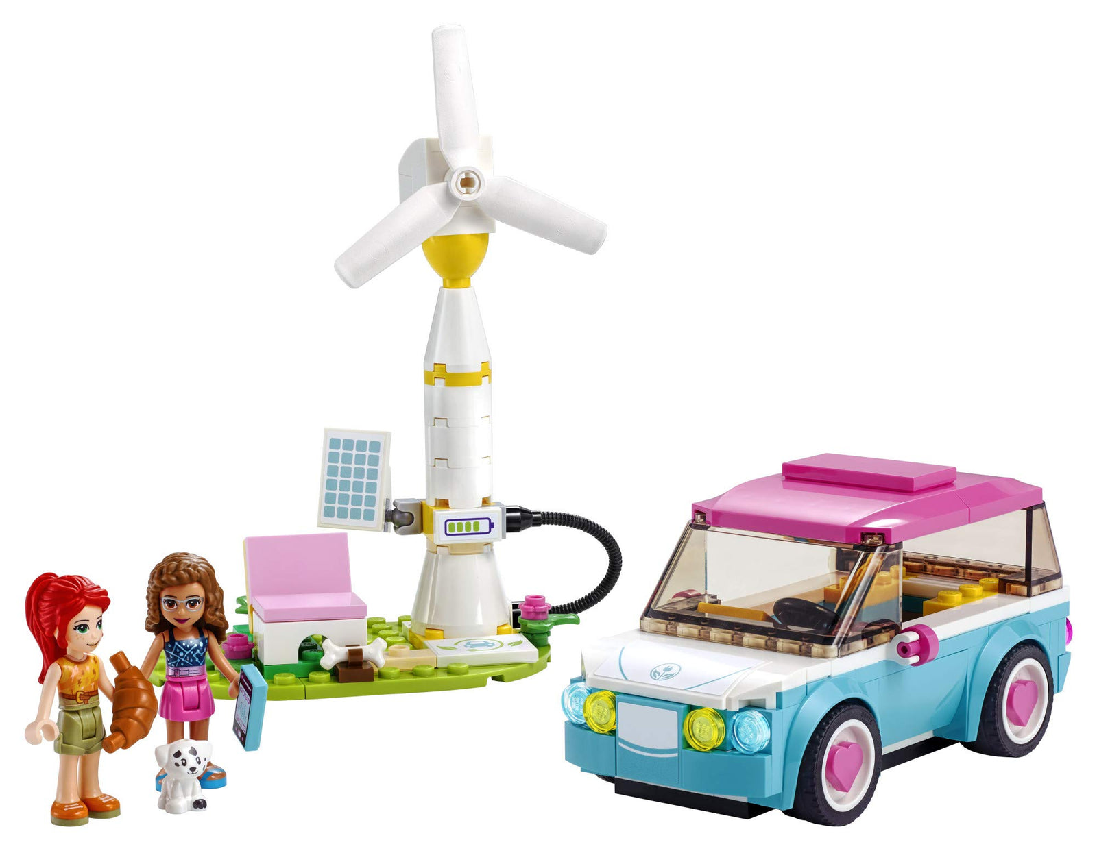 LEGO Friends Olivia's Electric Car 41443 Building Kit; Creative Gift for Kids; New Toy Inspires Modern Living Play, New 2021 (183 Pieces)