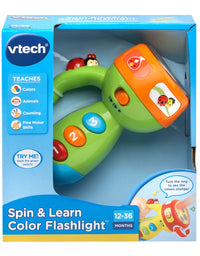 VTech Spin and Learn Color Flashlight Amazon Exclusive, Lime Green
