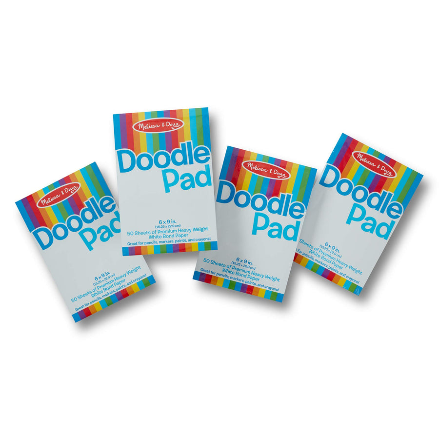 Melissa & Doug Drawing Paper Pad (6 x 9 inches) - 50 Sheets, 4-Pack
