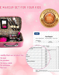 Kids Makeup Kit for Girls, Washable Makeup Kit, Real Play Kids Makeup Set Princess Play Birthday 3 4 5 6 Gift for Little Girls Toys
