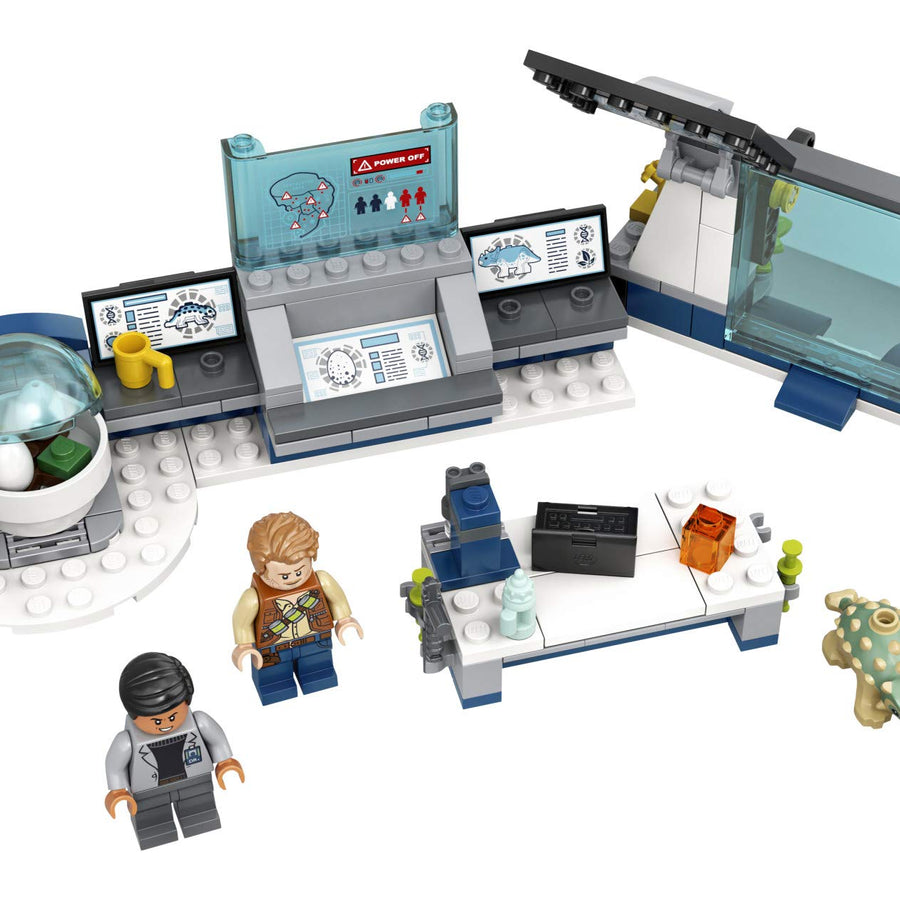 LEGO Jurassic World Dr. Wu's Lab: Baby Dinosaurs Breakout 75939 Fun Dinosaur Toy Building Kit, Featuring Owen Grady, Plus Baby Triceratops and Ankylosaurus Toy Dinosaur Figures (164 Pieces)