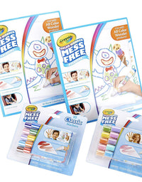 Crayola Color Wonder Mess Free Coloring Kit, 80pc, Toddler Toys, Kids Indoor Activities at Home
