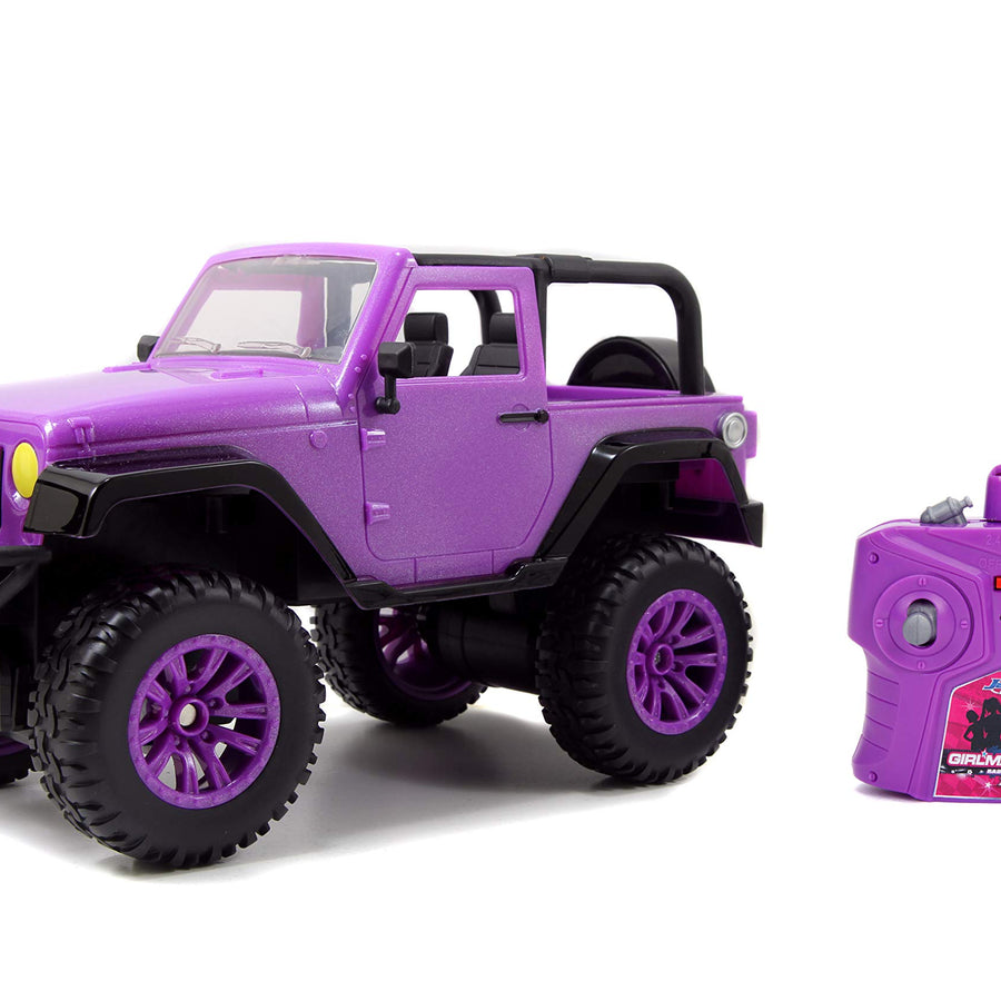 Jada Toys GIRLMAZING Big Foot Jeep R/C Vehicle (1:16 Scale), Purple