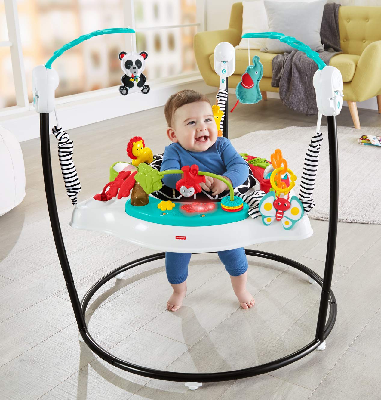 Fisher-Price Animal Wonders Jumperoo, White