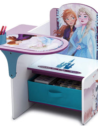 Delta Children Chair Desk with Storage Bin, Disney Frozen II

