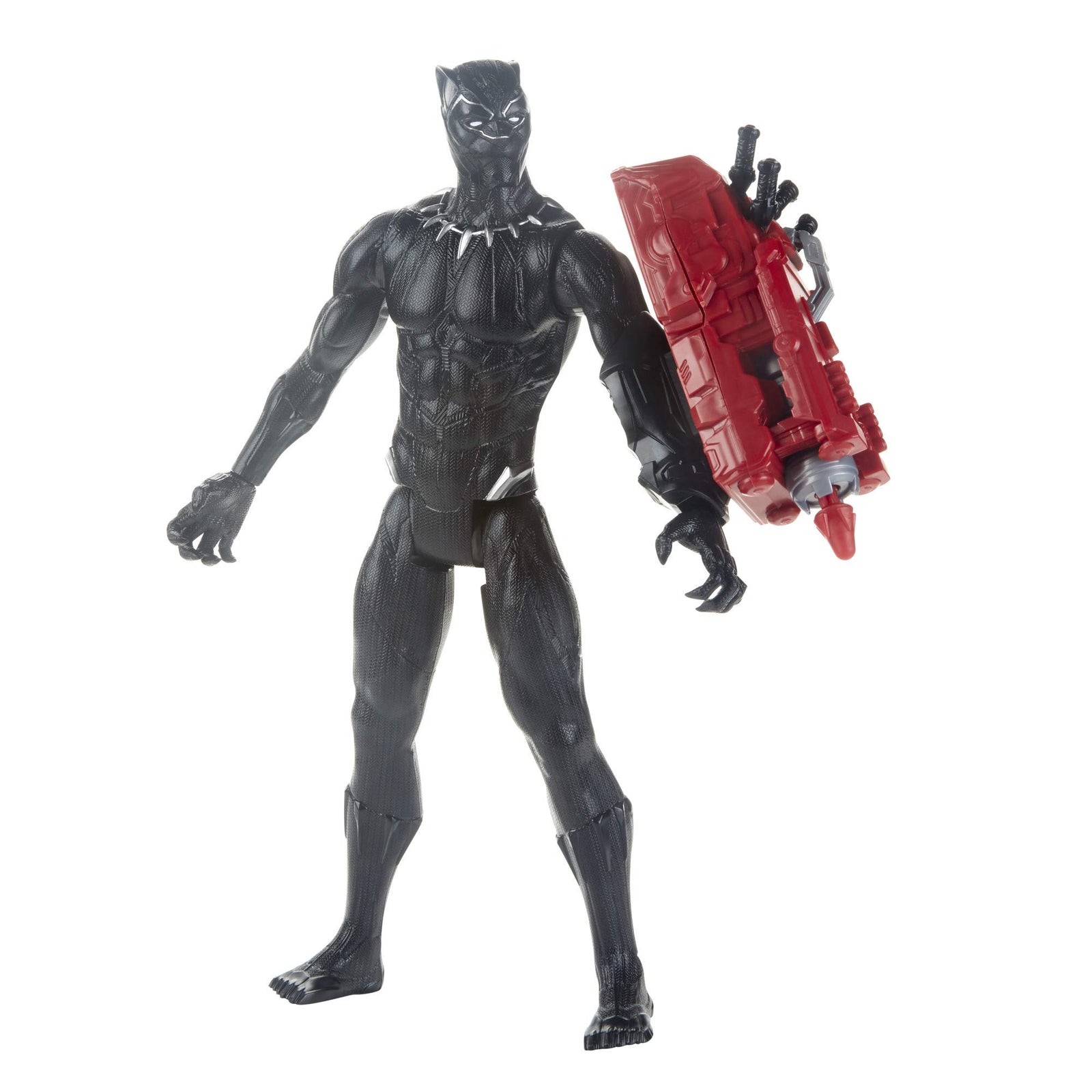 Avengers Marvel Endgame Titan Hero Series Black Panther 12" Action Figure, Brown/A