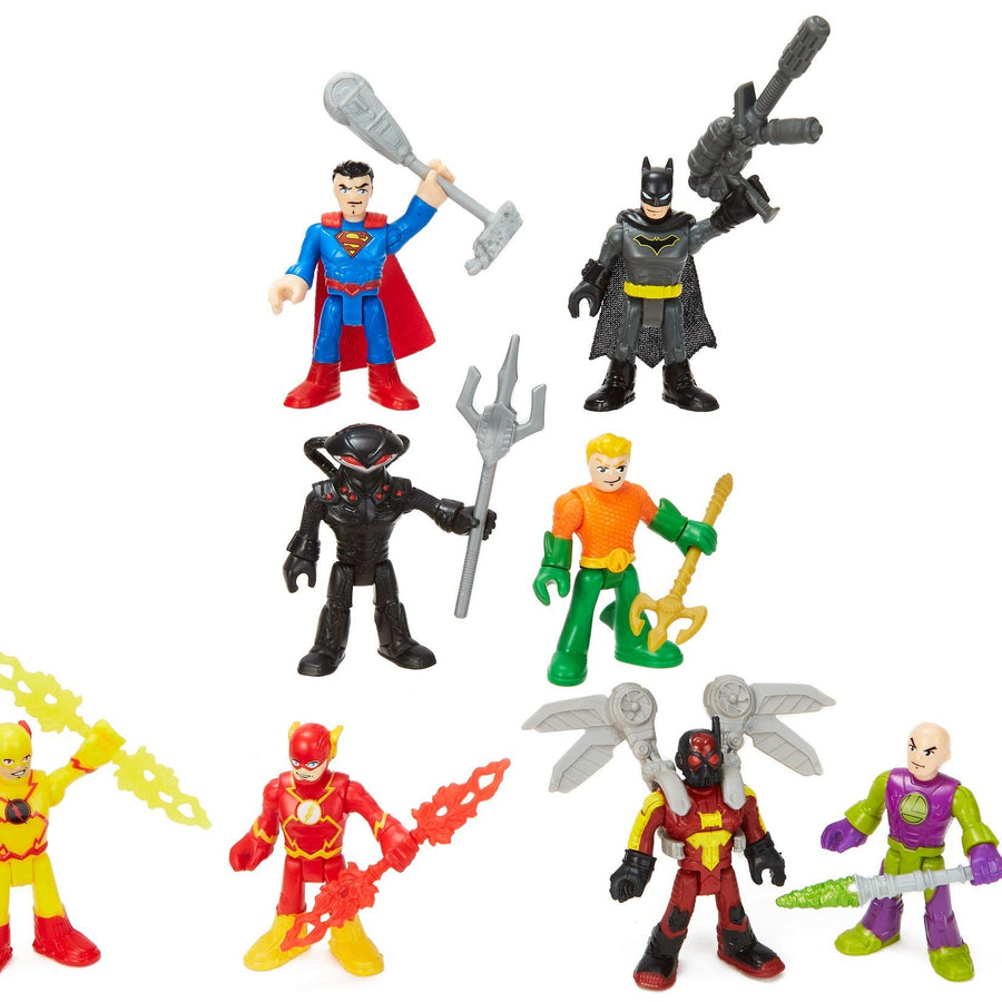 Fisher Price Imaginext DC Superfriends Superhero Showdown 8 Figure Bundle [Amazon Exclusive]
