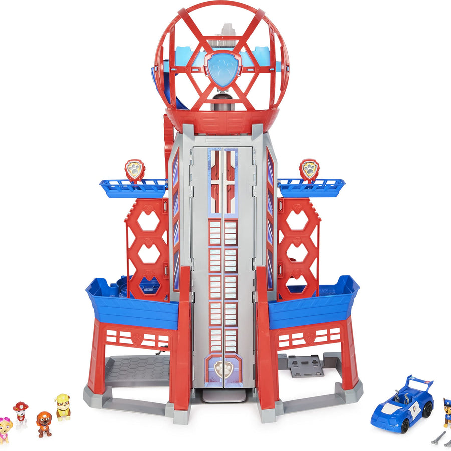 Paw Patrol, Movie Ultimate City 3ft. Tall Transforming Tower with 6 Action Figures, Toy Car, Lights and Sounds, Kids Toys for Ages 3 and up