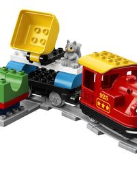LEGO DUPLO Steam Train 10874 Remote-Control Building Blocks Set Helps Toddlers Learn, Great Educational Birthday Gift (59 Pieces)
