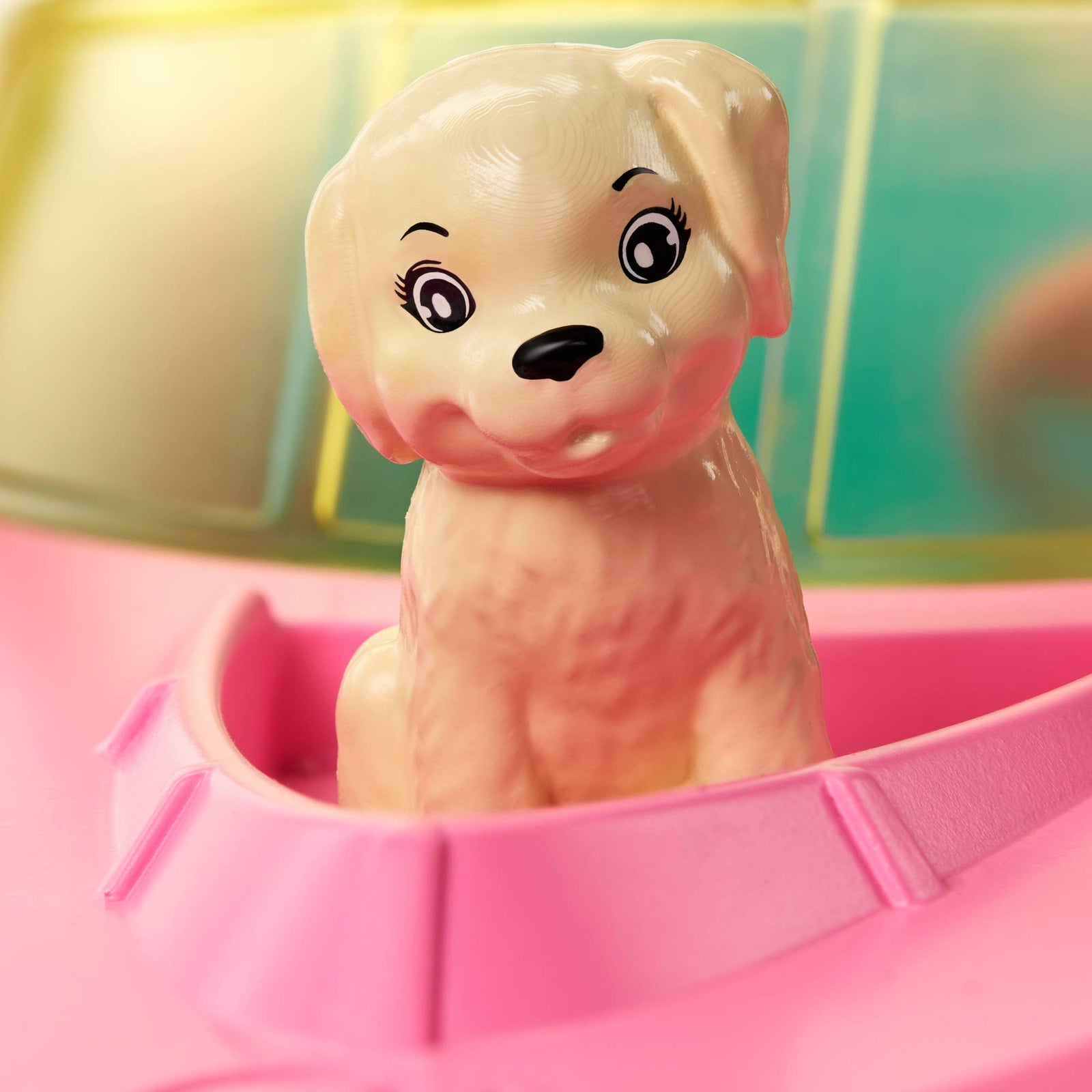 Barbie Boat with Puppy and Themed Accessories, Fits 3 Dolls, Floats in Water, Great Gift for 3 to 7 Year Olds