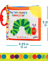 Let's Count Soft Book - World of Eric Carle The Very Hungry Caterpillar Baby Teething Crinkle Book
