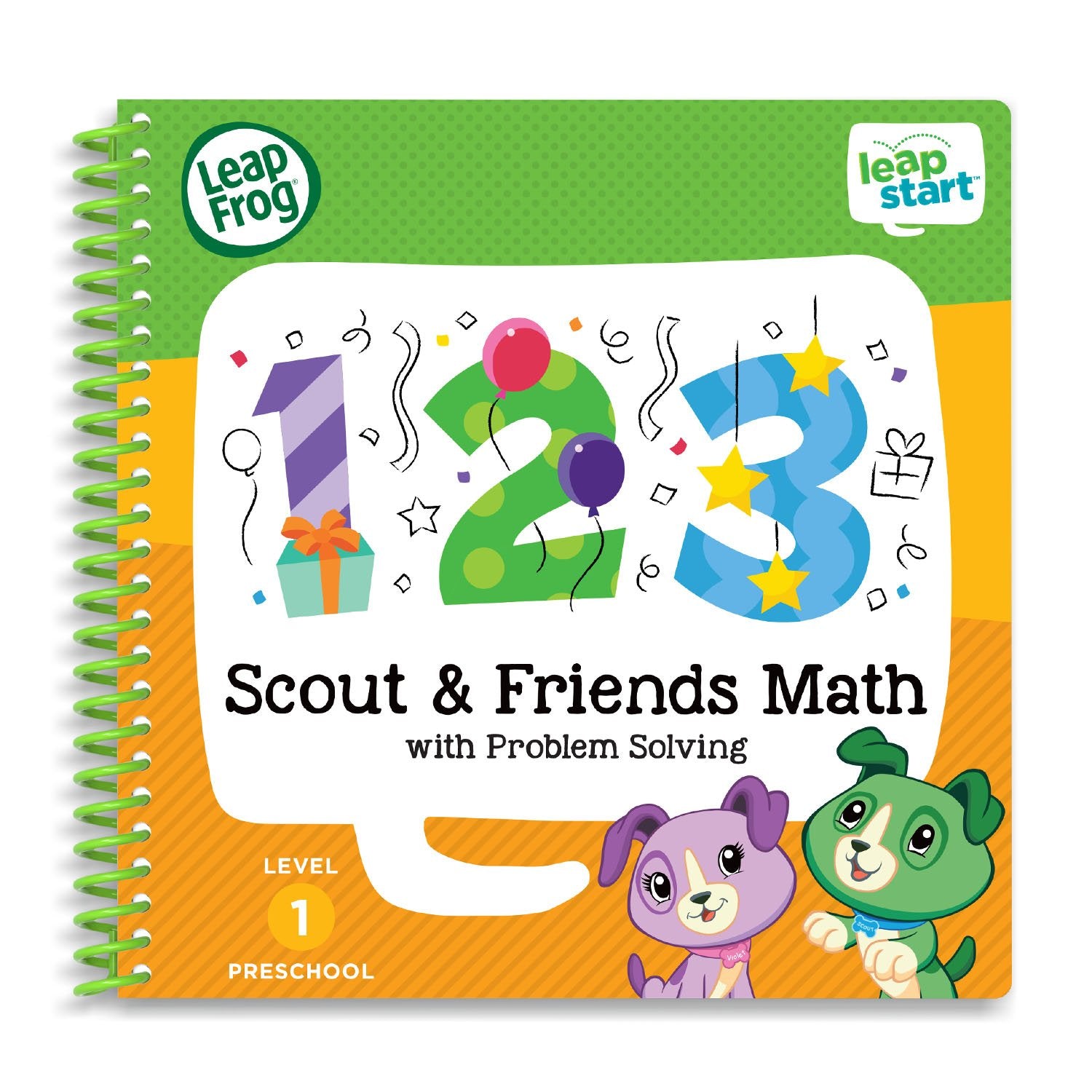 LeapFrog LeapStart Preschool 4-in-1 Activity Book Bundle with ABC, Shapes & Colors, Math, Animals