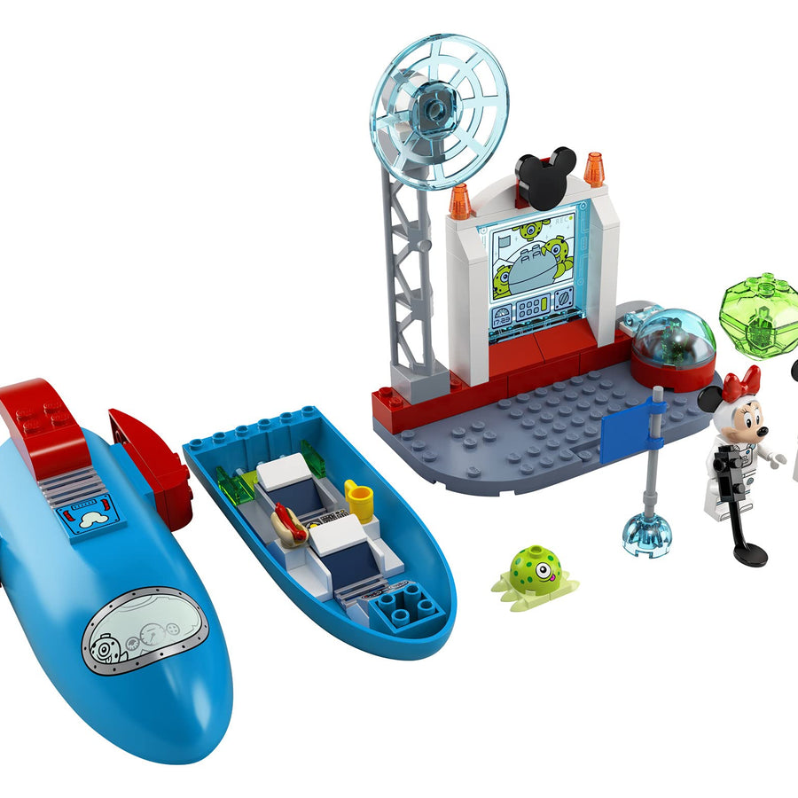 LEGO Disney Mickey and Friends Mickey Mouse & Minnie Mouse’s Space Rocket 10774 Building Kit; A Cool Set for Kids; New 2021 (88 Pieces)