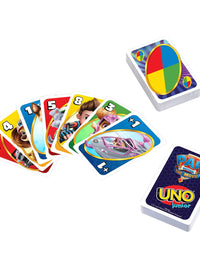 UNO Junior PAW Patrol Card Game with 56 Cards 2-4 Players, Gift for Kids 3 Years Old & Up,Multicolor,HGD13
