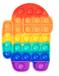 LANQKUISZ Pop Push its tie dye Bubble Sensory Fidget Toy Autism Special Needs Stress Reliever for Kids & Adults
