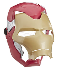 Avengers Marvel Iron Man Flip FX Mask with Flip-Activated Light Effects for Costume and Role-Play Dress Up Brown/a
