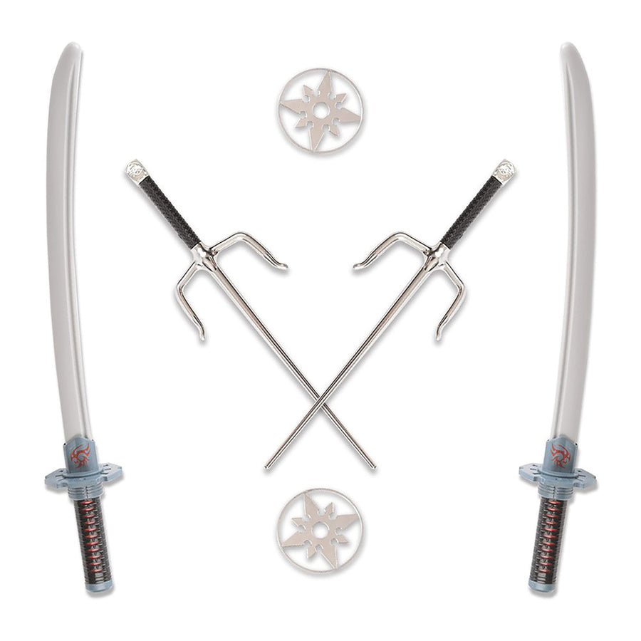 Kangaroo's Toy Ninja Kit; Ninja Sword, Ninja Stars, Ninja Knife (6 Pc)