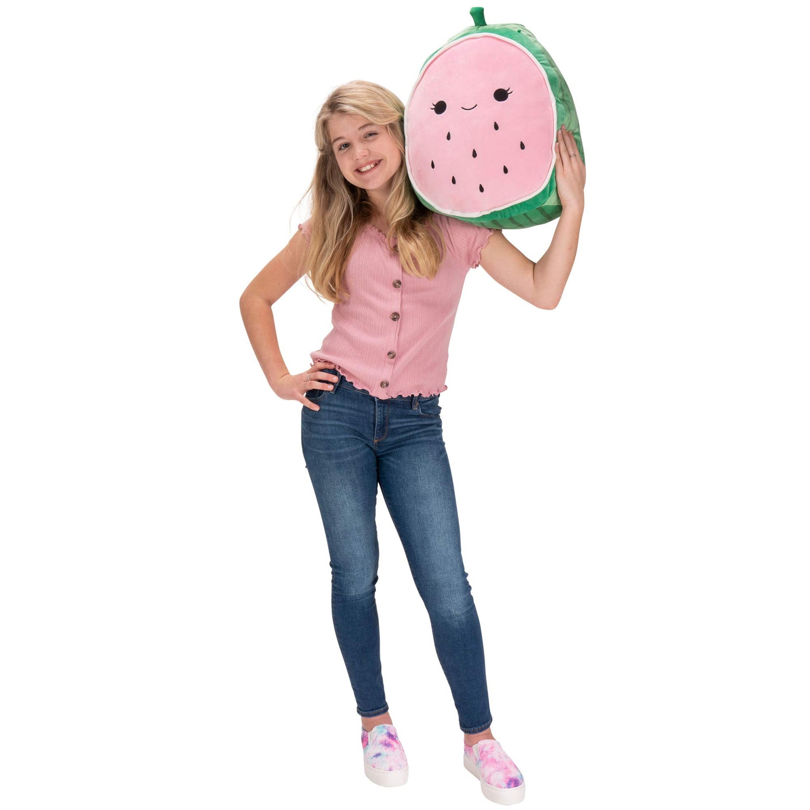 Squishmallow Official Kellytoy Plush 16" Wanda The Watermelon- Ultrasoft Stuffed Animal Plush Toy