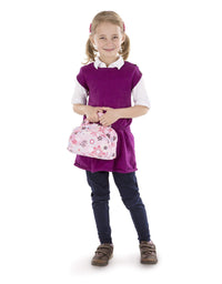 Melissa & Doug Doll Feeding and Changing Accessories - Bib, Bag, Diaper, Wipes, Utensils, Bottles
