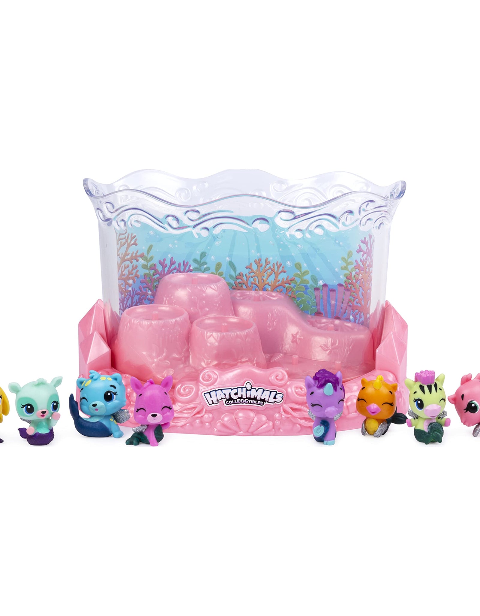 Hatchimals CollEGGtibles, Mermal Magic Underwater Aquarium with 8 Exclusive, for Kids Aged 5 and Up, Amazon Exclusive