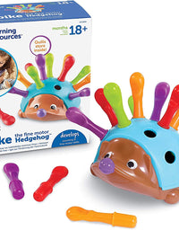 Learning Resources Spike The Fine Motor Hedgehog, Fine Motor and Sensory Toy, Educational Toys for Toddlers, Ages 18 months+

