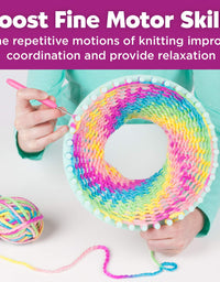 Creativity for Kids Quick Knit Loom – Make Your Own Pom Pom Hat And Accessories For Beginners (Packaging May Vary)
