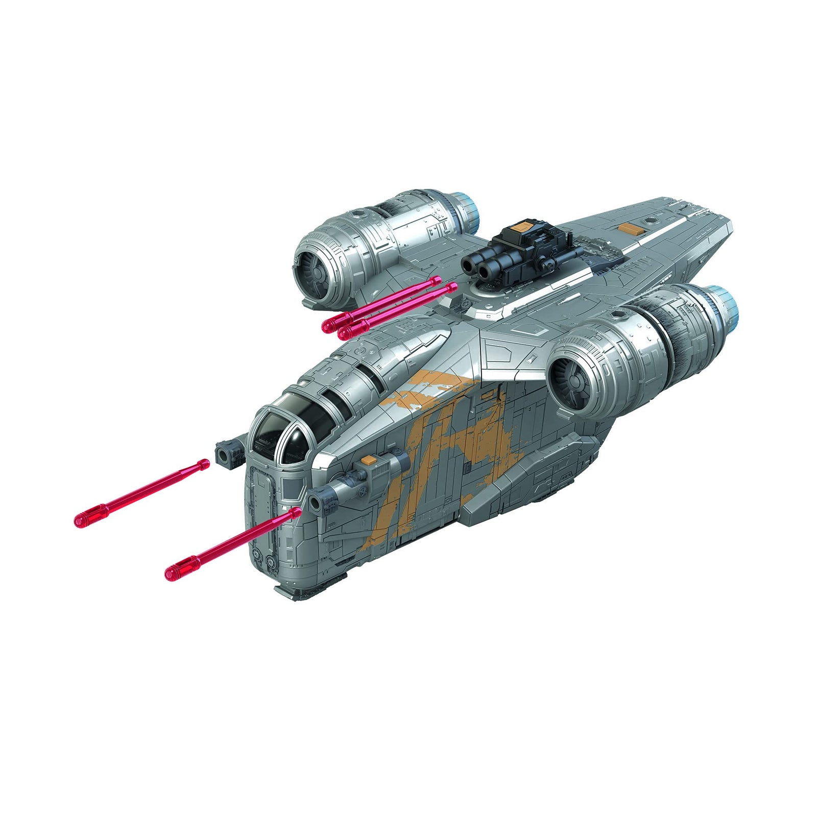 Star Wars Mission Fleet The Mandalorian The Child Razor Crest Outer Rim Run Deluxe Vehicle with 2.5-Inch-Scale Figure, for Kids Ages 4 and Up,F0589