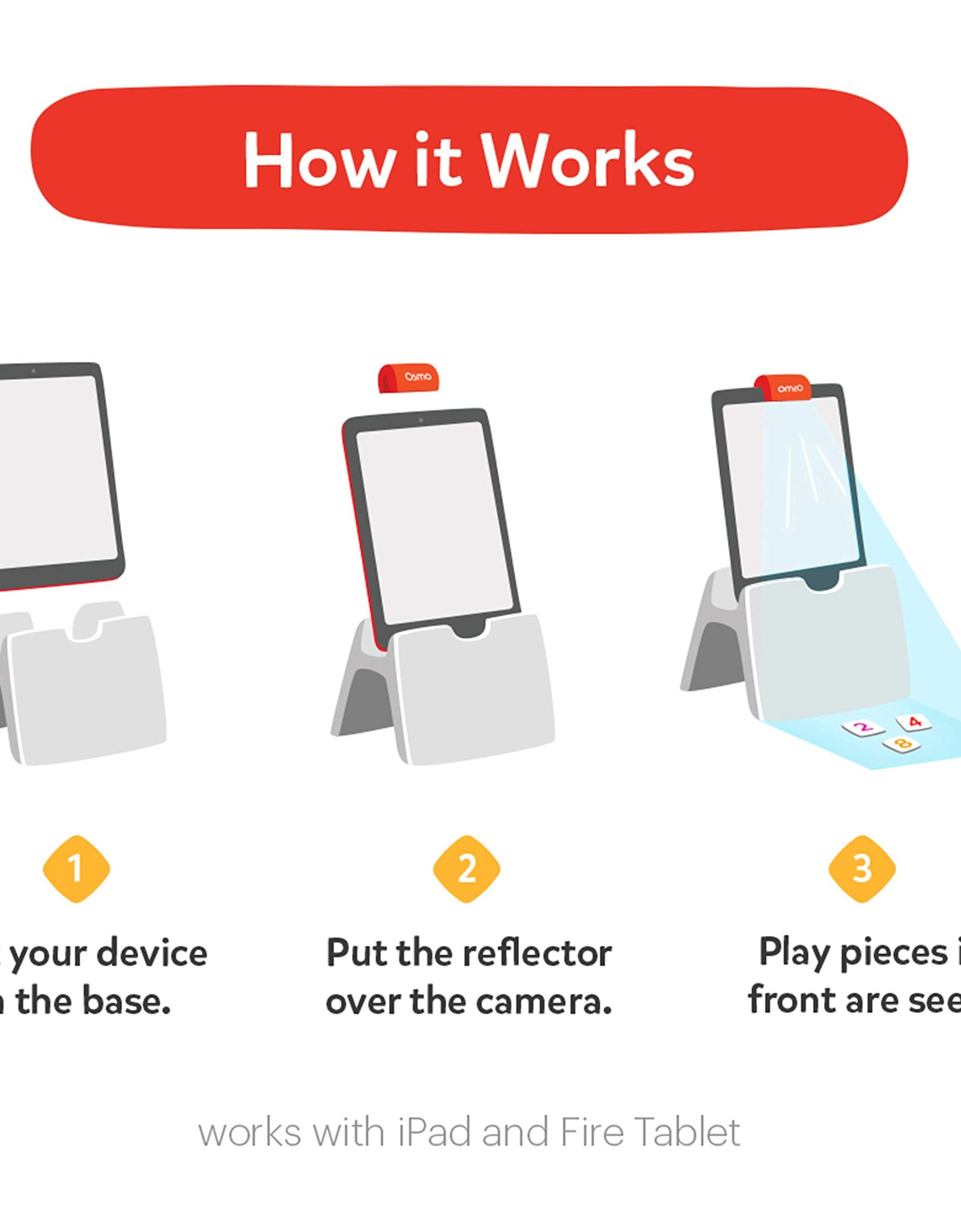 Osmo - Pizza Co. Game - Ages 5-12 - Communication Skills & Math - Learning Game - For iPad or Fire Tablet (Osmo Base Required)