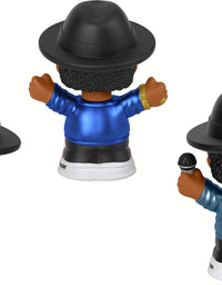 Fisher-Price Little People Collector Run DMC, Set of 3 Figures Styled Like The Iconic Hip Hop Group for Fans Ages 1-101 [Amazon Exclusive]
