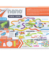 HEXBUG Flash Nano Nano Zone - Colorful Sensory Playset for Kids - Build Your Own Zone - Over 60 Pieces and Batteries Included

