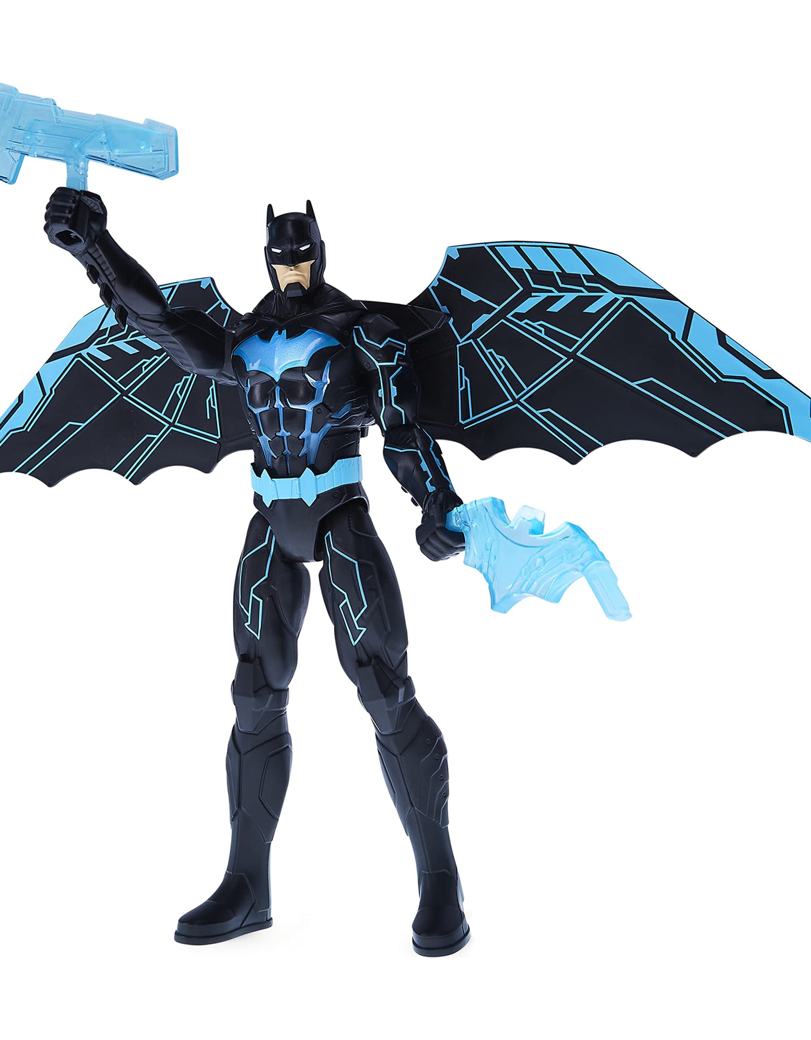 DC Comics Batman Bat-Tech 12-inch Deluxe Action Figure with Expanding Wings, Lights and Over 20 Sounds, Kids Toys for Boys
