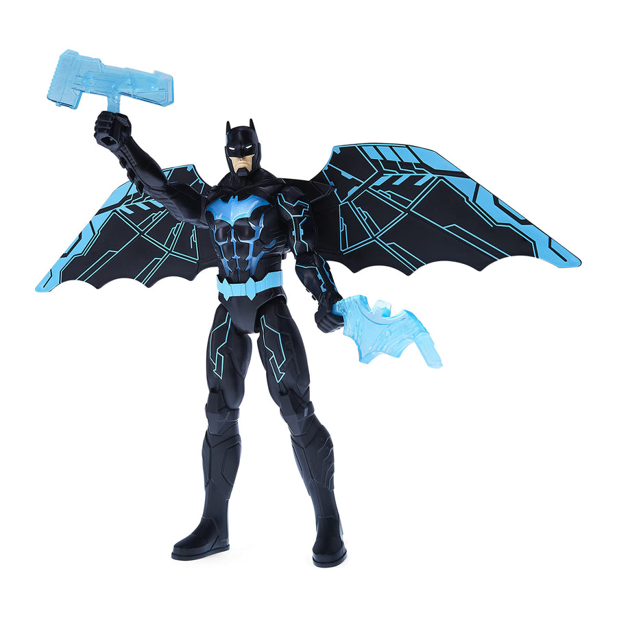 DC Comics Batman Bat-Tech 12-inch Deluxe Action Figure with Expanding Wings, Lights and Over 20 Sounds, Kids Toys for Boys