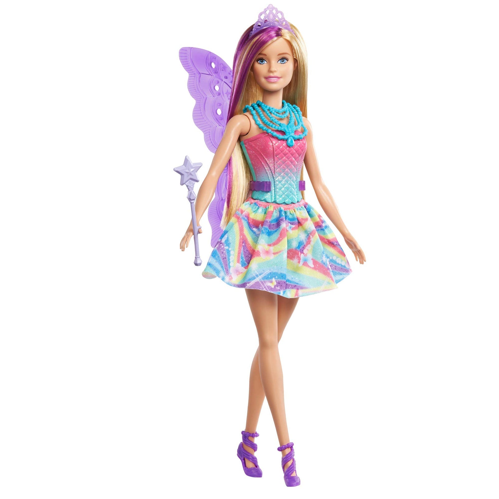 Barbie Dreamtopia Advent Calendar: Blonde Doll, 3 Fairytale Doll Fashions, 10 Accessories and 10 Storytelling Pieces Including 3 Pets, for 3 to 7 Years Old