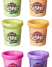 Play-Doh Slime Super Stretch Multipack of 12 for Kids 3 Years and Up, Premade, Assorted Colors Non-Toxic (Amazon Exclusive)
