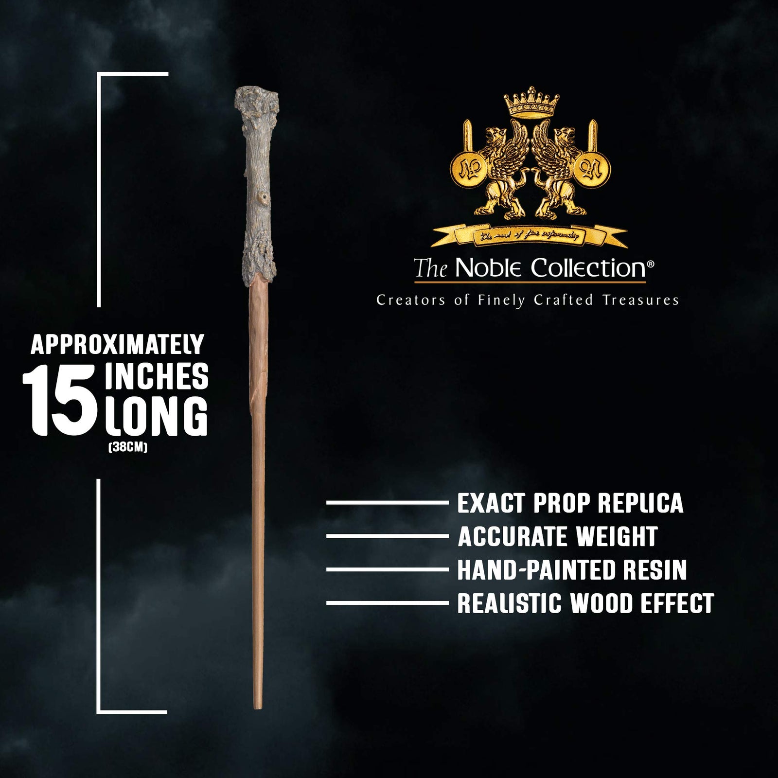 The Noble Collection Harry Potter Wand with Ollivanders Wand Box