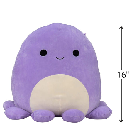 Squishmallow Official Kellytoy Plush 16" Violet The Octopus- Ultrasoft Stuffed Animal Plush Toy