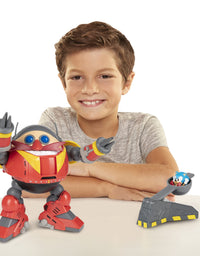 Sonic The Hedgehog Giant Eggman Robot Battle Set with Catapult - 30th Anniversary
