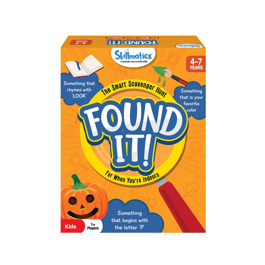Skillmatics Card Game : Found It Indoor Edition | Super Fun Family Game | Smart Scavenger Hunt | Gifts for Ages 4-7