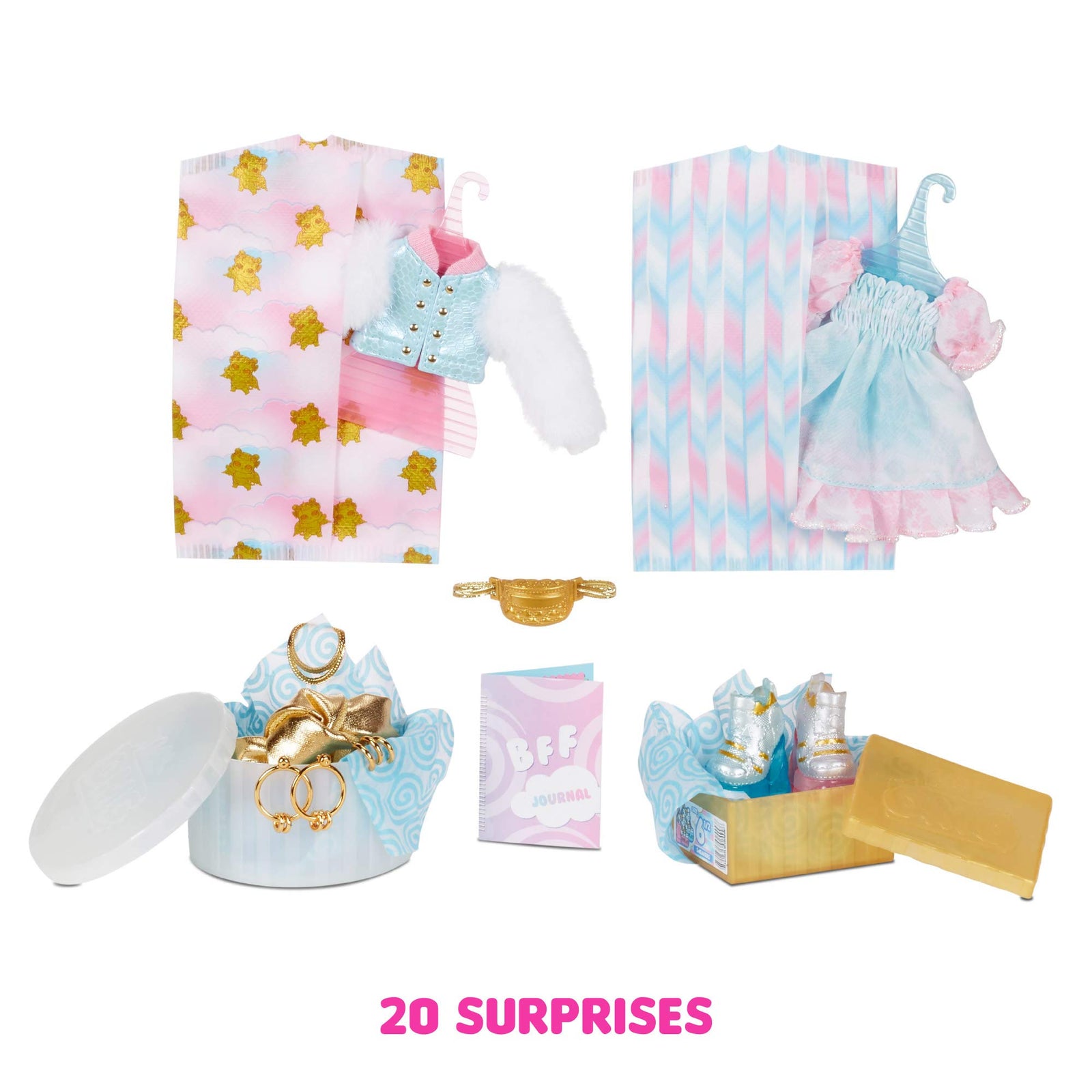 LOL Surprise OMG Sweets Fashion Doll - Dress Up Doll Set with 20 Surprises for Girls and Kids 4+