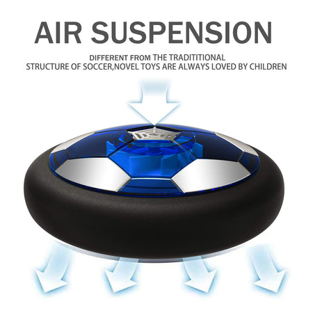 Hover Soccer Ball Boy Toys, Rechargeable Air Soccer Indoor Floating Soccer Ball with LED Light and Upgraded Foam Bumper Perfect Birthday Christmas Gifts for Kids Toddler Girls