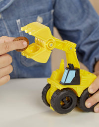 Play-Doh Wheels Excavator and Loader Toy Construction Trucks with Non-Toxic Sand Buildin' Compound Plus 2 Additional Colors (Amazon Exclusive)
