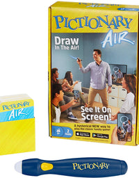 Pictionary Air Drawing Game, Family Game with Light-up Pen and Clue Cards, Links to Smart Devices, Makes a Great Gift for 8 Year Olds and up [Amazon Exclusive]
