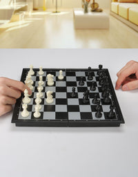 QuadPro Magnetic Travel Chess Set with Folding Chess Board Educational Toys for Kids and Adults
