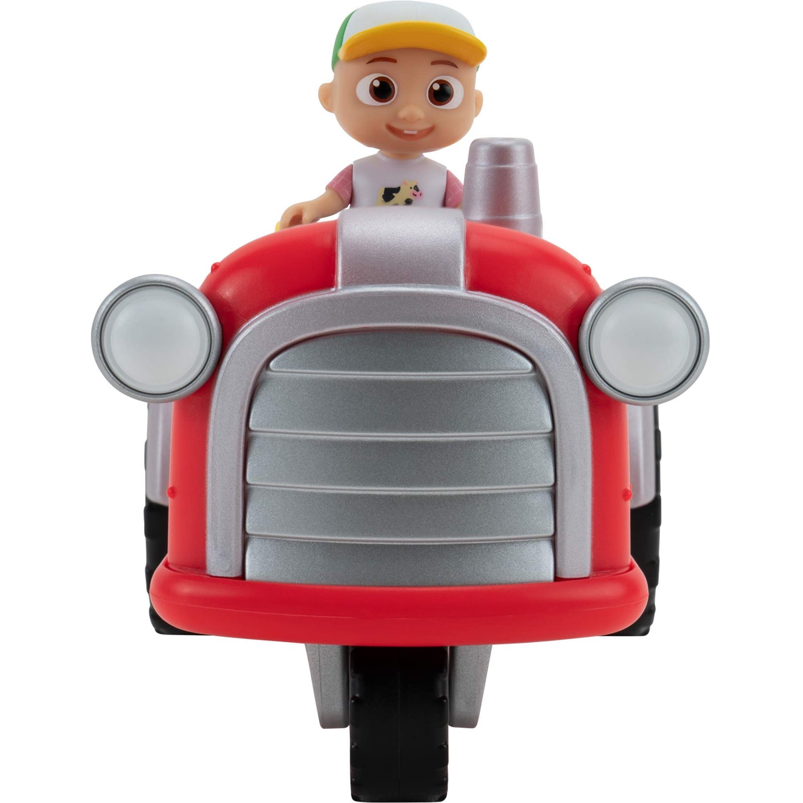CoComelon Official Musical Tractor w/ Sounds & Exclusive 3-inch Farm JJ Toy, Play a Clip of “Old Macdonald” Song Plus More Sounds and Phrases
