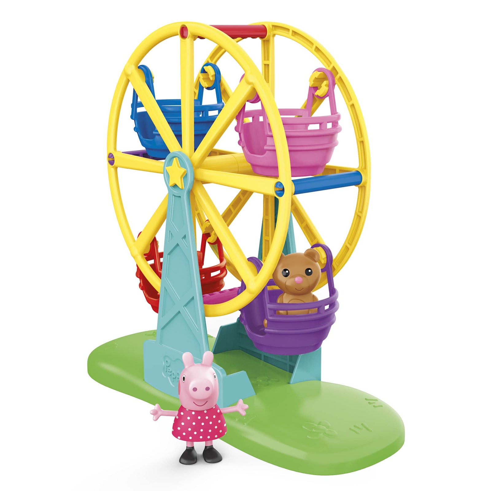 Hasbro Peppa Pig Peppa’s Adventures Peppa’s Ferris Wheel Playset Preschool Toy, with Peppa Pig Figure and Accessory for Kids Ages 3 and Up