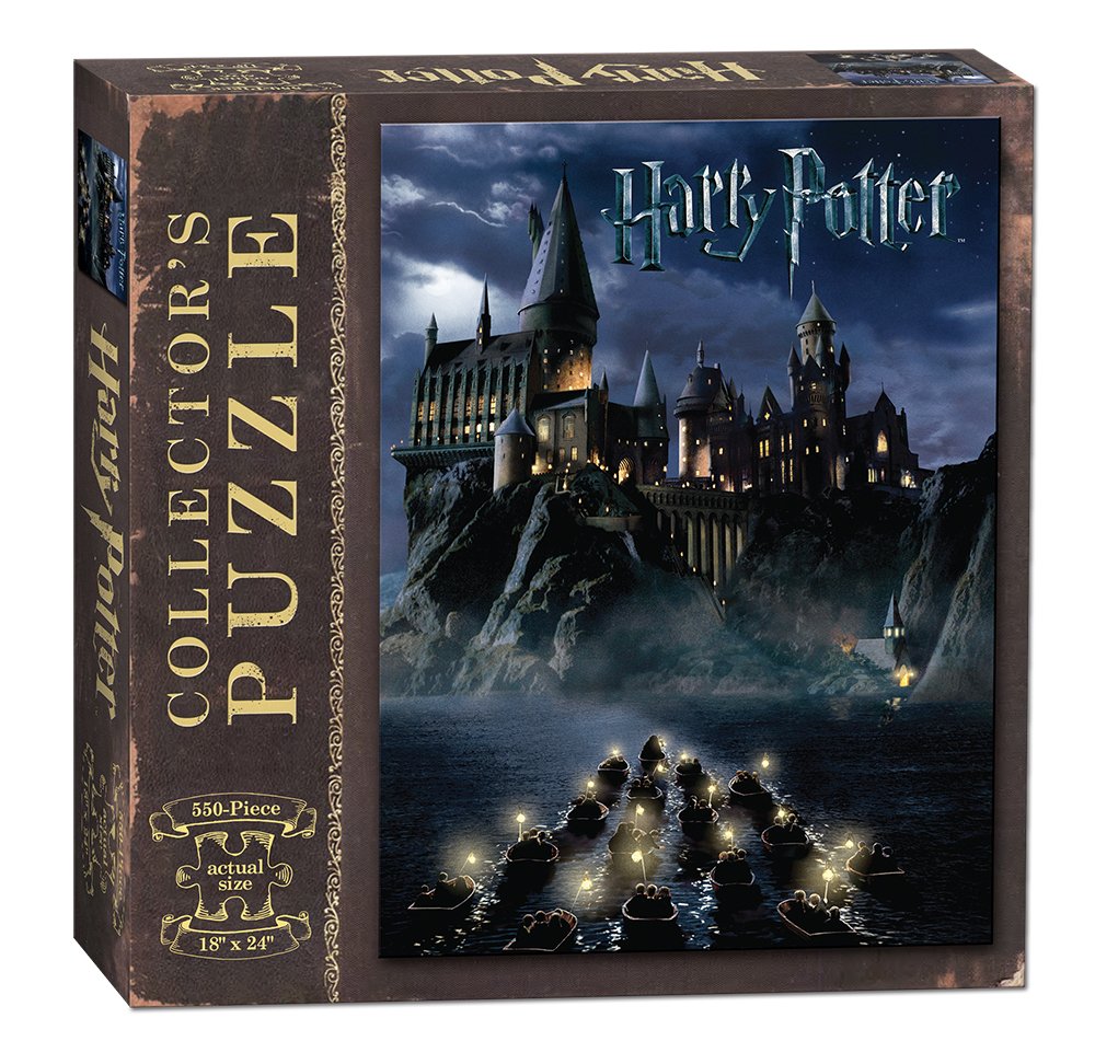 USAOPOLY World of Harry Potter 550Piece Jigsaw Puzzle | Art from Harry Potter & The Sorcerer's Stone Movie | Official Harry Potter Merchandise | Collectible Puzzle